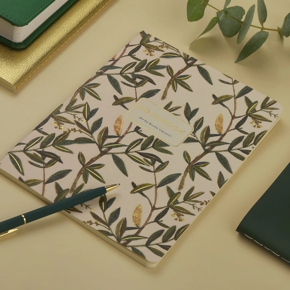 Olive Botanical Notebook – BV Bruno Visconti – Rifle Paper Style - Picture 6 of 7